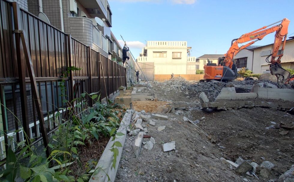 葵区大岩木造解体工事