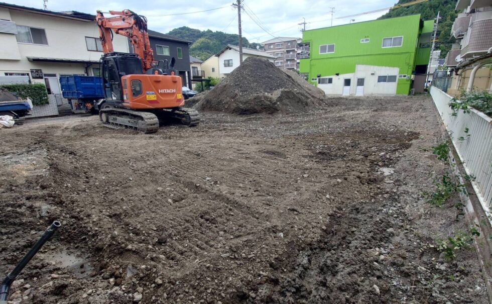葵区大岩木造解体工事