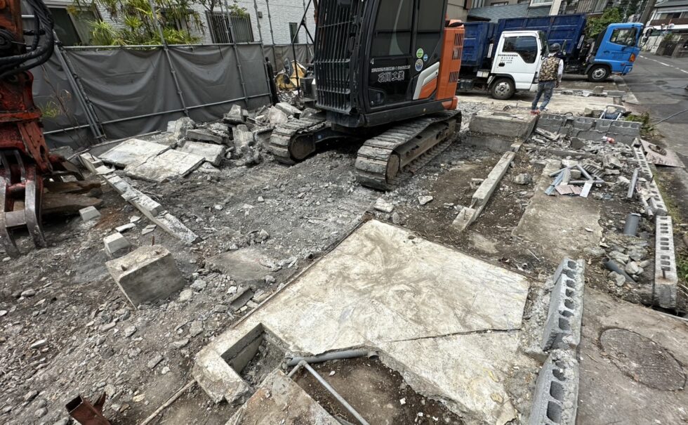 葵区大岩鉄骨造解体工事