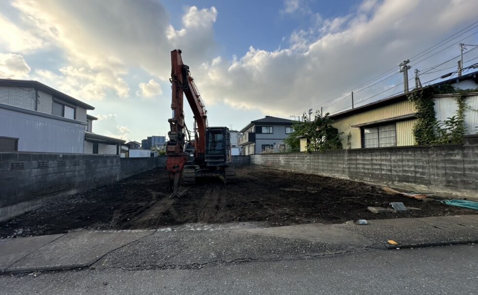 富士市久沢木造解体工事
