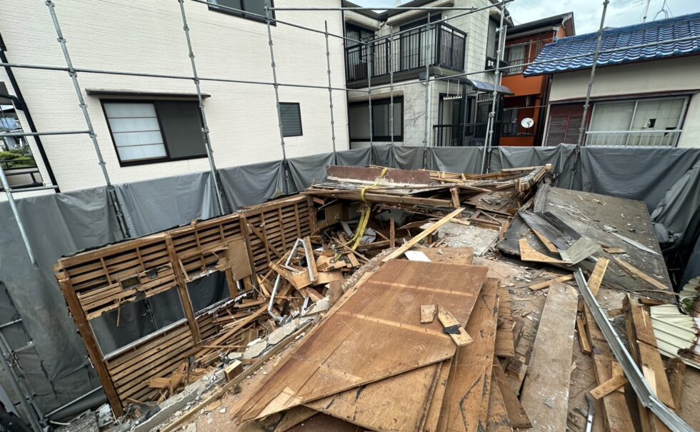 静岡市木造解体工事