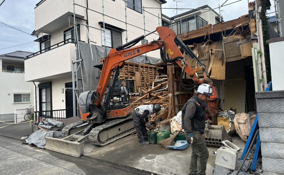静岡市木造解体工事