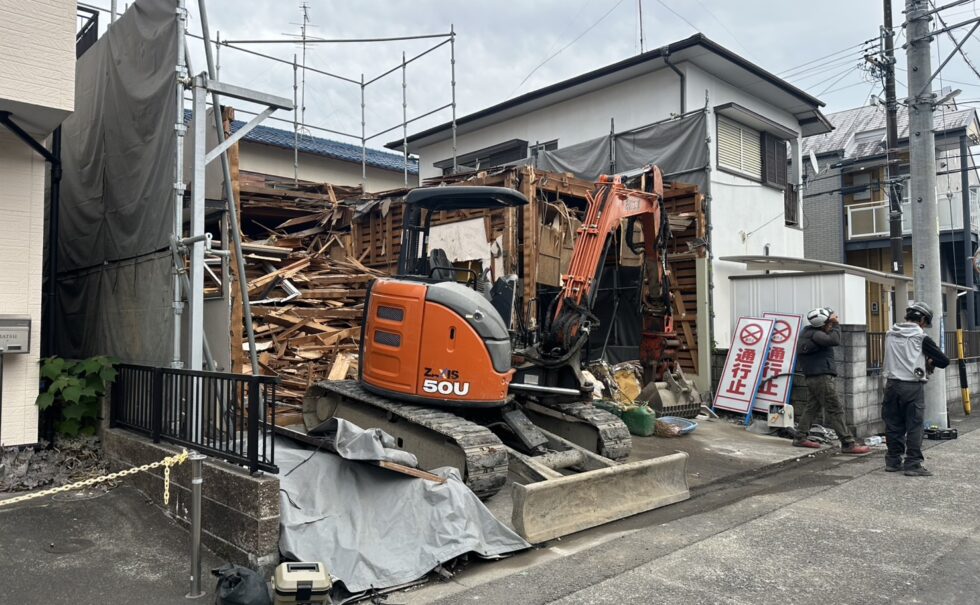 静岡市木造解体工事