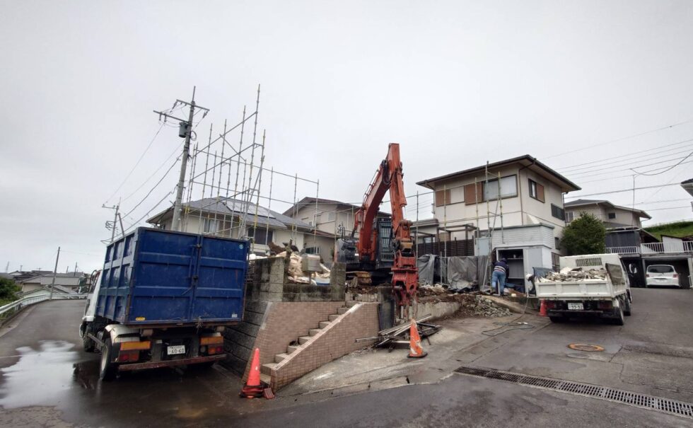 沼津市東原解体工事