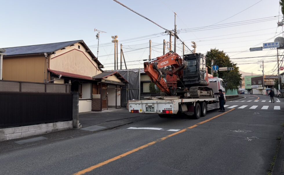 富士市久沢木造解体工事